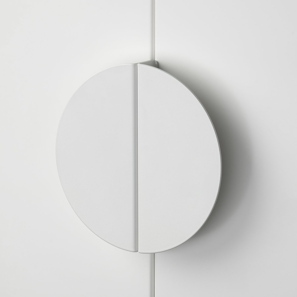 BEGRIPA Handle - white/half-round 130 mm