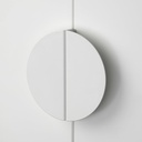 BEGRIPA Handle - white/half-round 130 mm