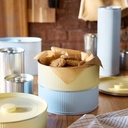 BETTHAJ Tin with lid - for coffee/tea/silver-colour 0.6 l