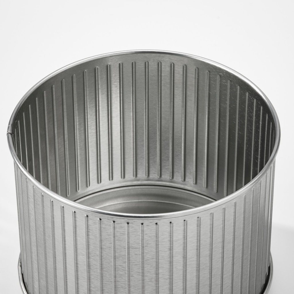 BETTHAJ Tin with lid - for coffee/tea/silver-colour 0.6 l