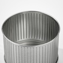 BETTHAJ Tin with lid - for coffee/tea/silver-colour 0.6 l