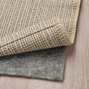 TIPHEDE Rug, flatwoven - natural/black 50x80 cm