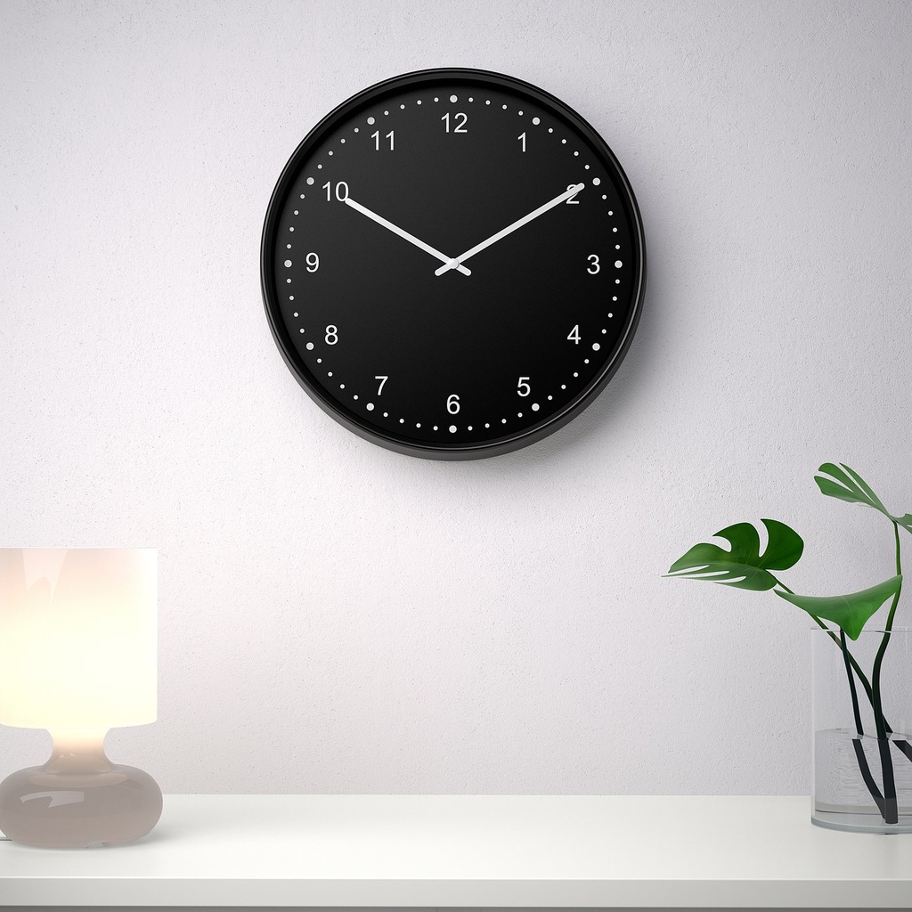 BONDIS Wall clock - black 38 cm