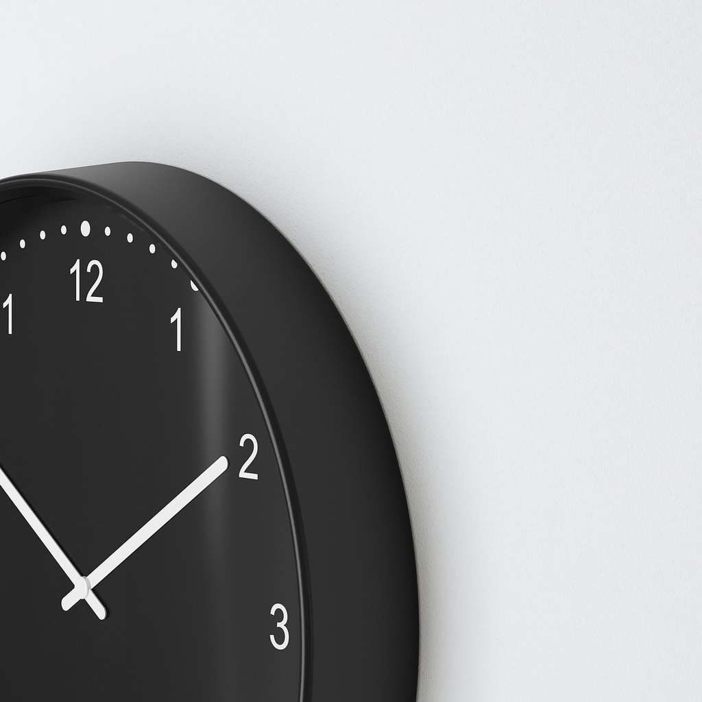 BONDIS Wall clock - black 38 cm
