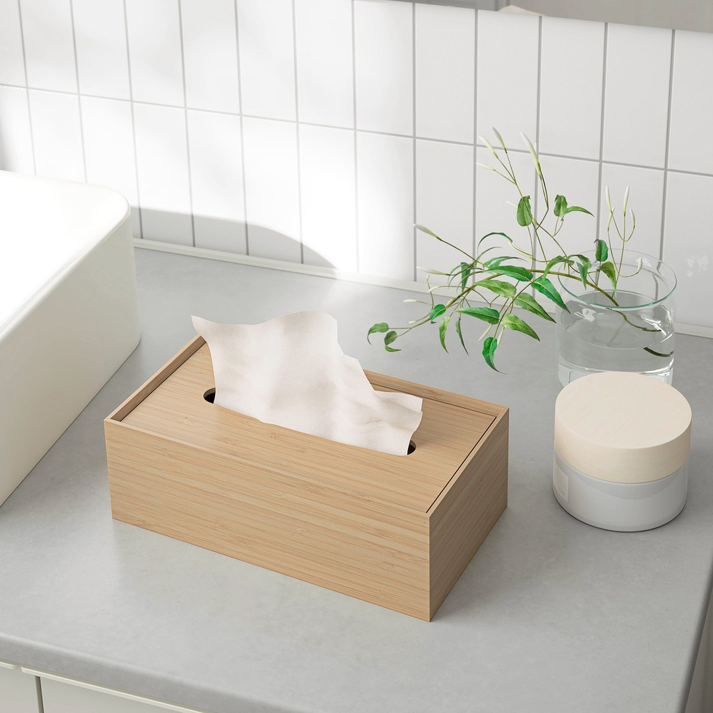STEGESUND Box for tissues - light bamboo