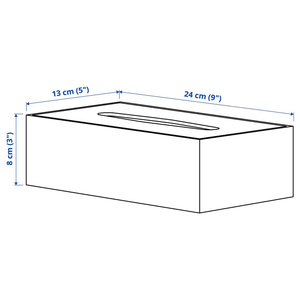 STEGESUND Box for tissues - light bamboo