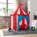 CIRKUSTÄLT Children's tent - red blue/white