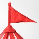 CIRKUSTÄLT Children's tent - red blue/white