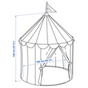 CIRKUSTÄLT Children's tent - red blue/white
