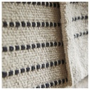 STARREKLINTE Rug, flatwoven - natural/black 120x180 cm