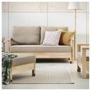 STARREKLINTE Rug, flatwoven - natural/black 120x180 cm