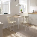STARREKLINTE Rug, flatwoven - natural/black 120x180 cm