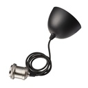 JAKOBSBYN / JÄLLBY Pendant lamp - clear glass/nickel-plated