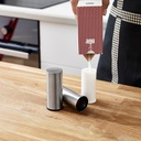 PLATS Salt/pepper shaker, set of 2 - stainless steel
