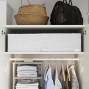 STUK Storage case - white/black 71x51x18 cm