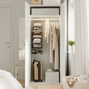 STUK Storage case - white/black 71x51x18 cm