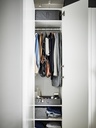SKUBB Box with compartments - dark grey 44x34x11 cm