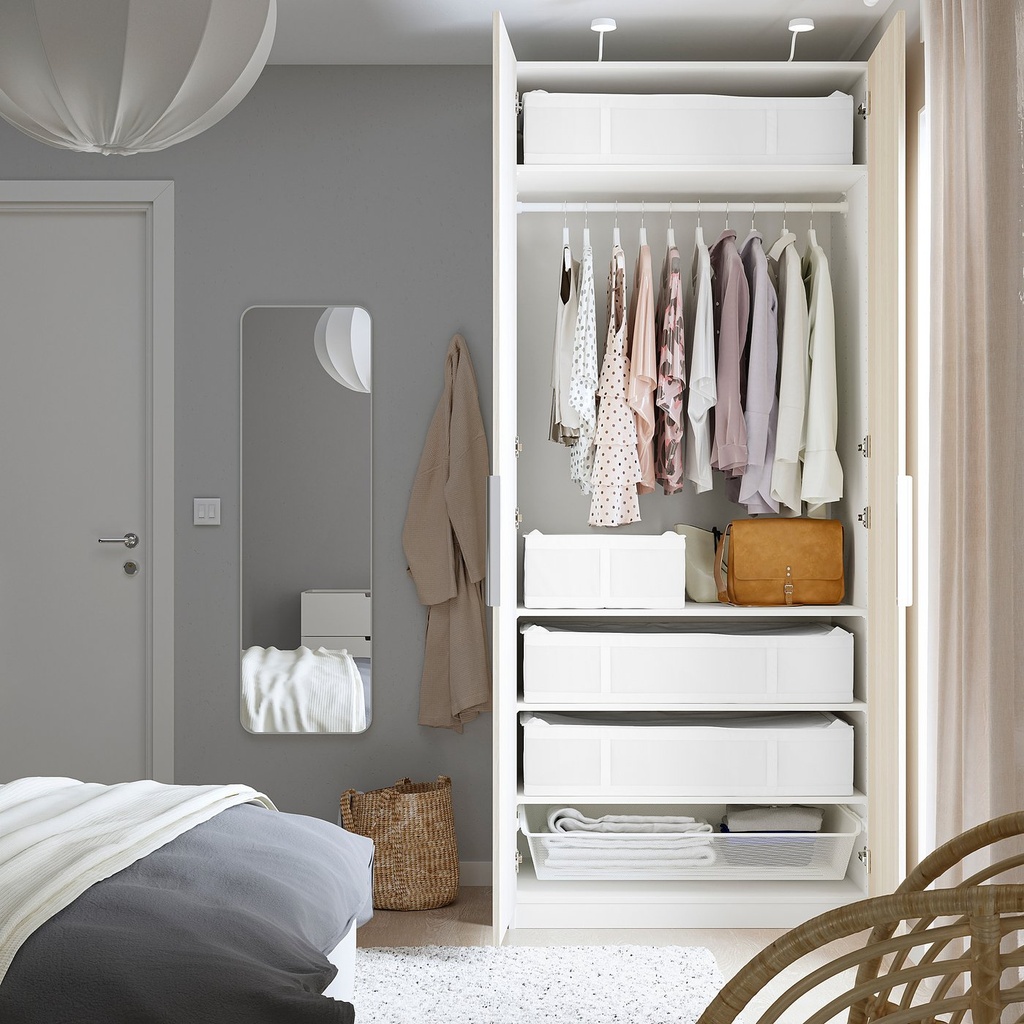 SKUBB Storage case - white 90x53x19 cm