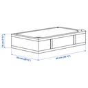 SKUBB Storage case - white 90x53x19 cm