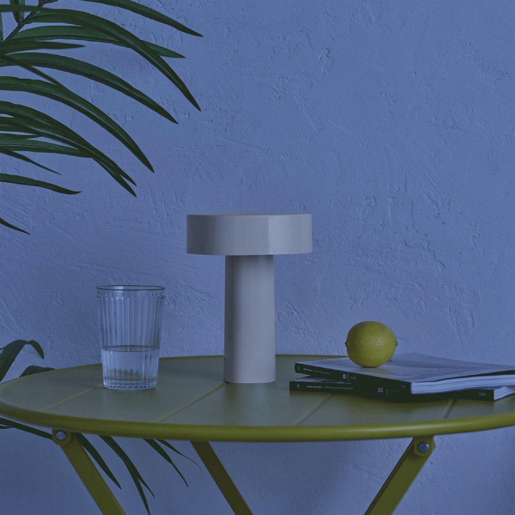 SOLVINDEN مصباح طاولة LED يعمل بالبطارية/خارجي أبيض - IKEA