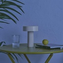 SOLVINDEN مصباح طاولة LED يعمل بالبطارية/خارجي أبيض - IKEA