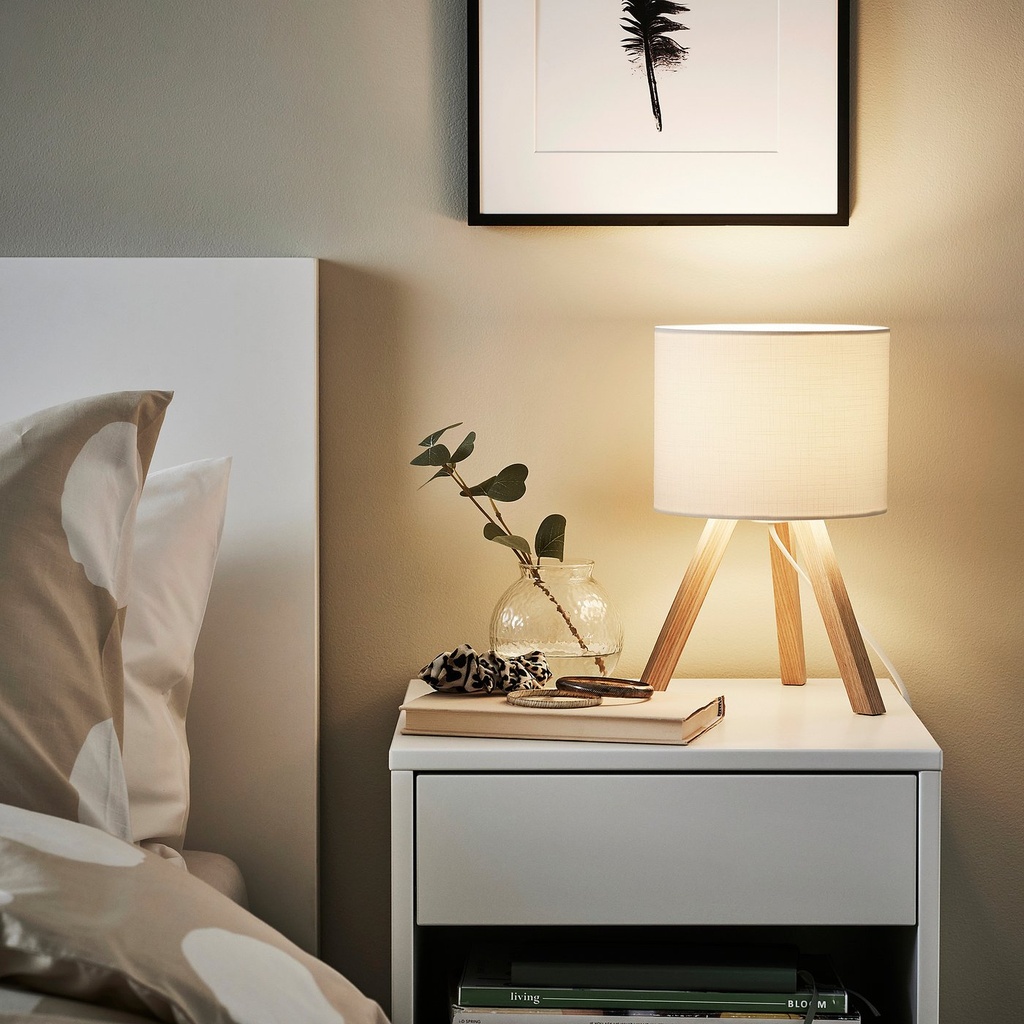 STORSEGEL Table lamp - ash/white - image 2