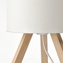 STORSEGEL Table lamp - ash/white - image 4