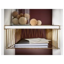 KALLAX Wire basket - brass-colour 40x33 cm - image 3