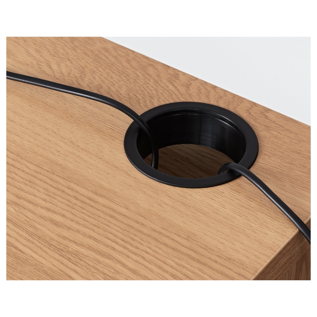 MICKE Desk - oak effect 73x50 cm - image 7