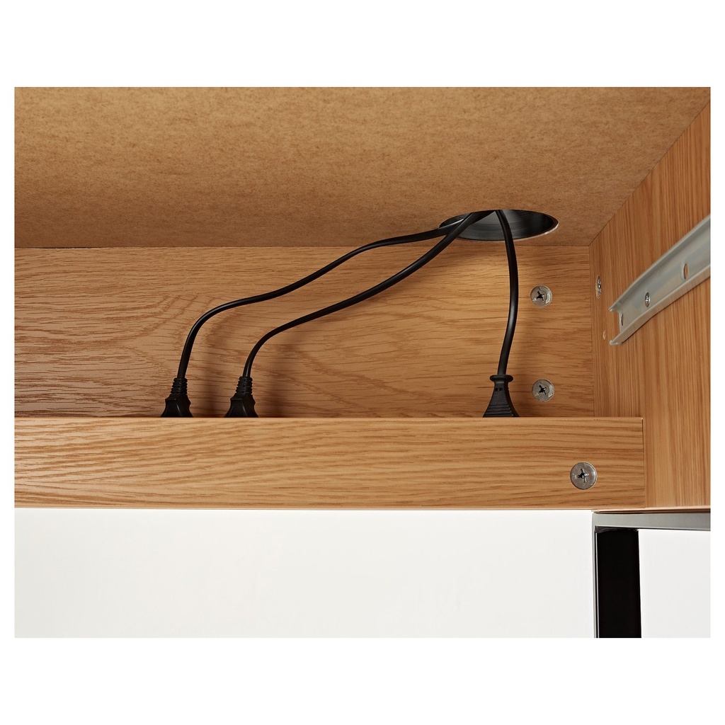 MICKE Desk - oak effect 73x50 cm - image 8
