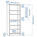 BILLY Bookcase - black oak effect 80x28x202 cm - image 5