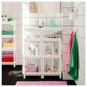 VESKEN Corner shelf unit - white 33x33x71 cm - image 3