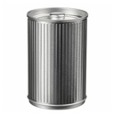 BETTHAJ Tin with lid - for coffee/tea/silver-colour 1.3 l