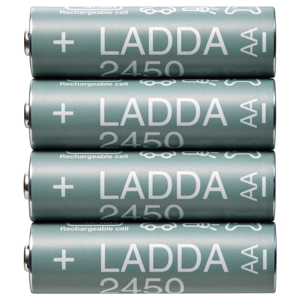 [50504692] LADDA Rechargeable battery - HR06 AA 1.2V 2450mAh