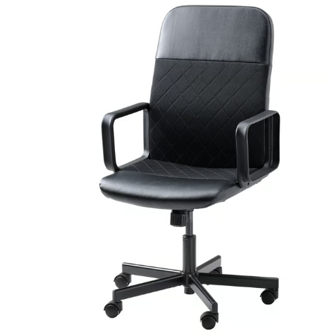 [21615133] RENBERGET Swivel chair - Bomstad black