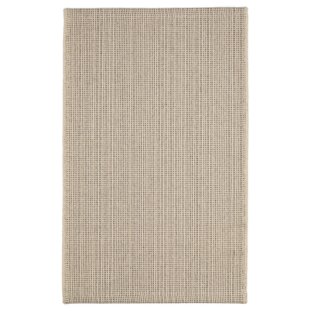 [40592825] TIPHEDE Rug, flatwoven - natural/black 50x80 cm