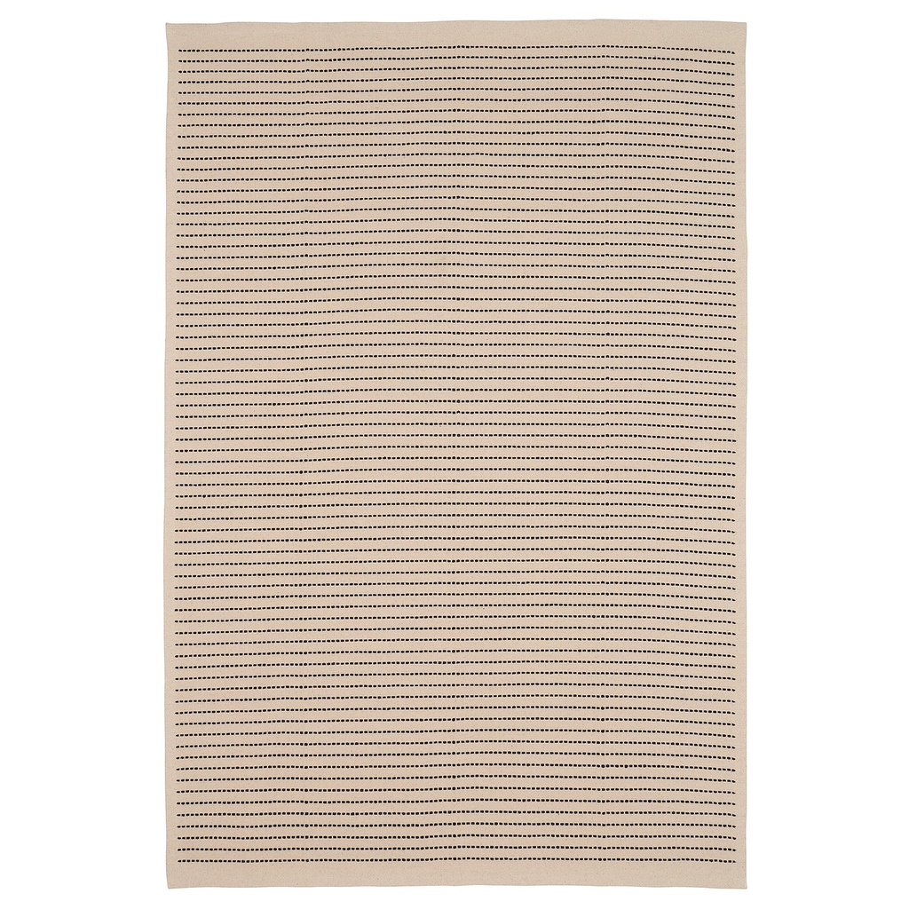 STARREKLINTE Rug, flatwoven - natural/black 120x180 cm