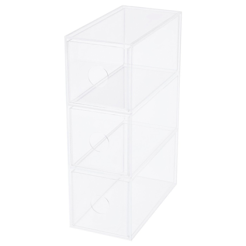 MOJAN Make-up storage with 3 drawers 8.5x17 cm