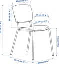Chair KARLJAN, dark grey