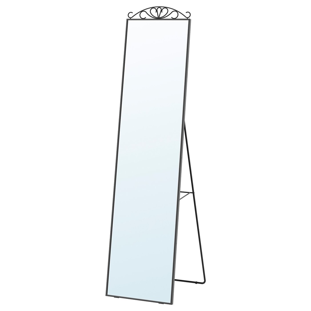 [40294982] KARMSUND Standing mirror - black 40x167 cm