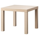 LACK Side table - white stained oak effect 55x55 cm