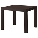 طاولة جانبية LACK - بني-أسود 55×55 سم