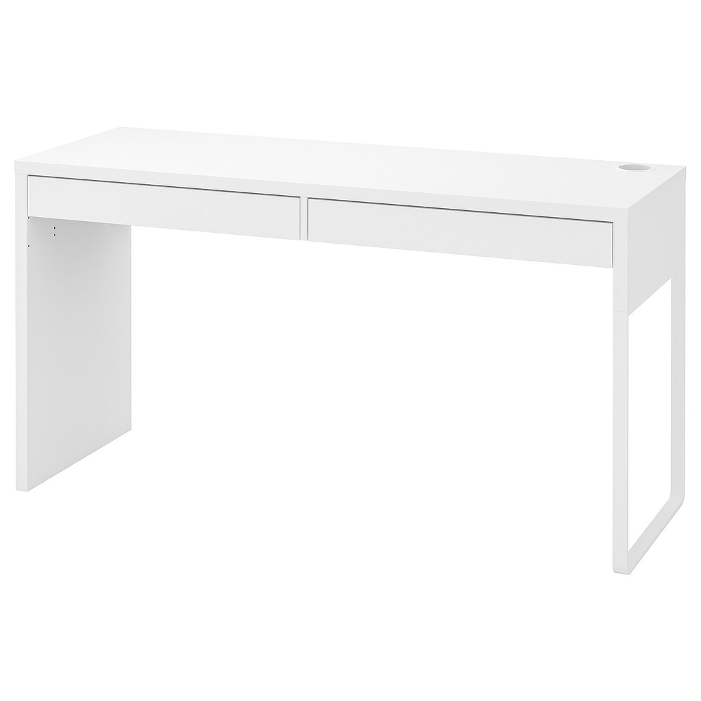 [90214308] MICKE Desk - white 142x50 cm