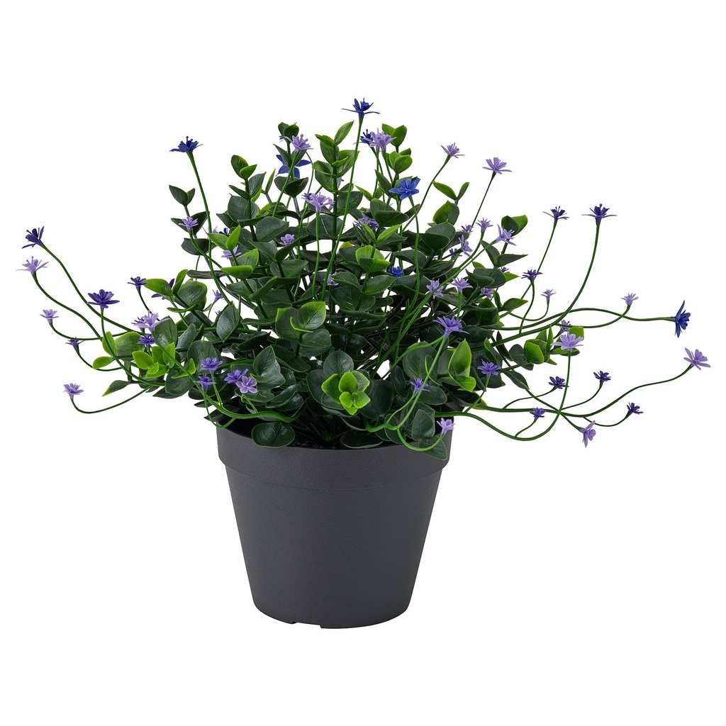 [80613251] FEJKA Artificial potted plant - in/outdoor/flowering lilac 12 cm