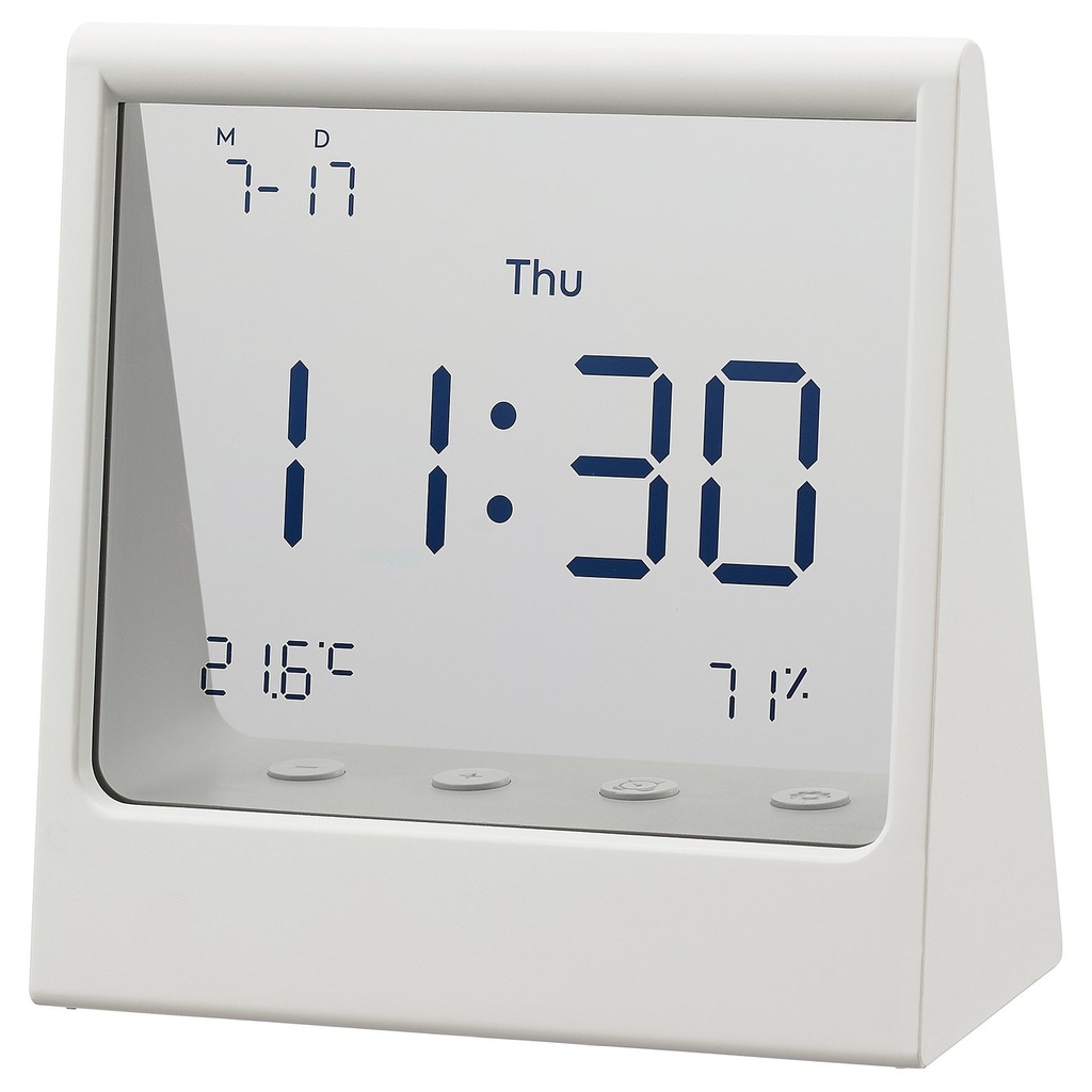 [50620465] RÖDBENA Alarm clock with hygro-/thermometer 10x11x5 cm