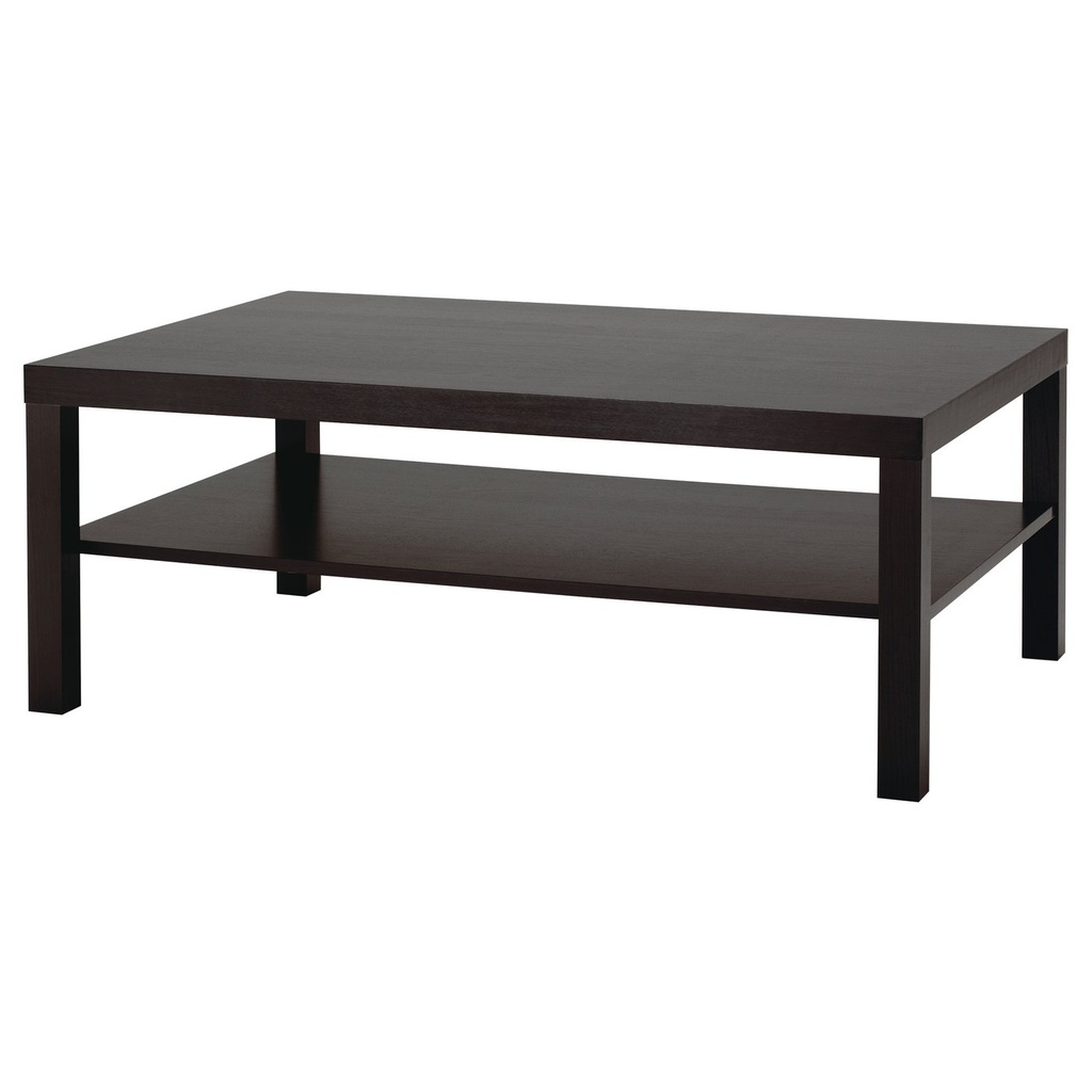 [00104291] LACK Coffee table - black-brown 118x78 cm