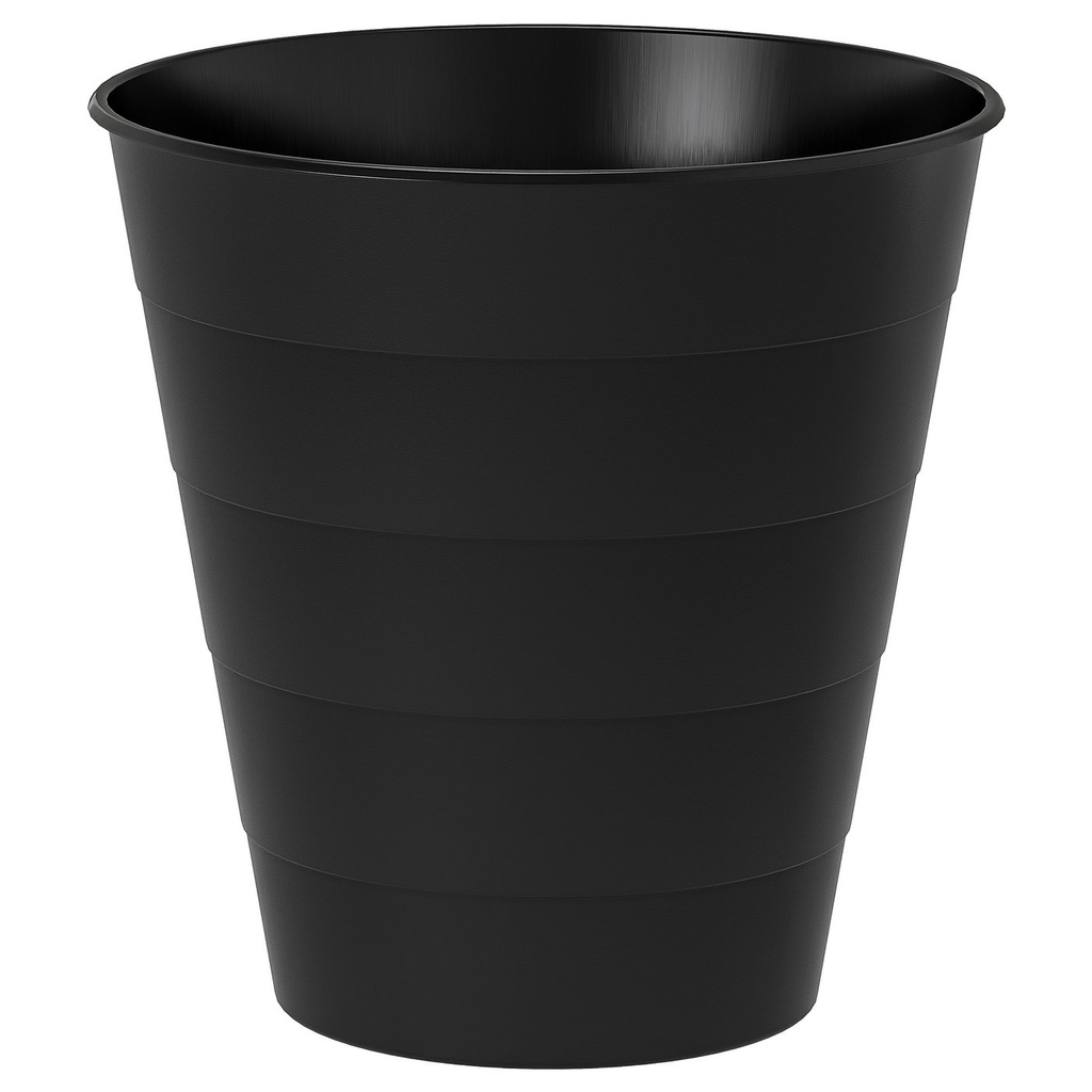 [60295438] FNISS Waste bin - black 10 l