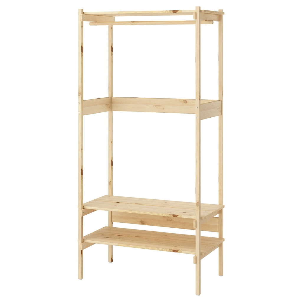 [40610805] KRONÖREN Open wardrobe - pine 90x49x181 cm
