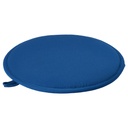 ÄNGSFRÄKEN Chair pad - blue/in/outdoor 36 cm