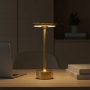 مصباح ميريكس لمسي LED لاسلكي ببطارية 2000 مللي أمبير 13×28.5 سم - ذهبي